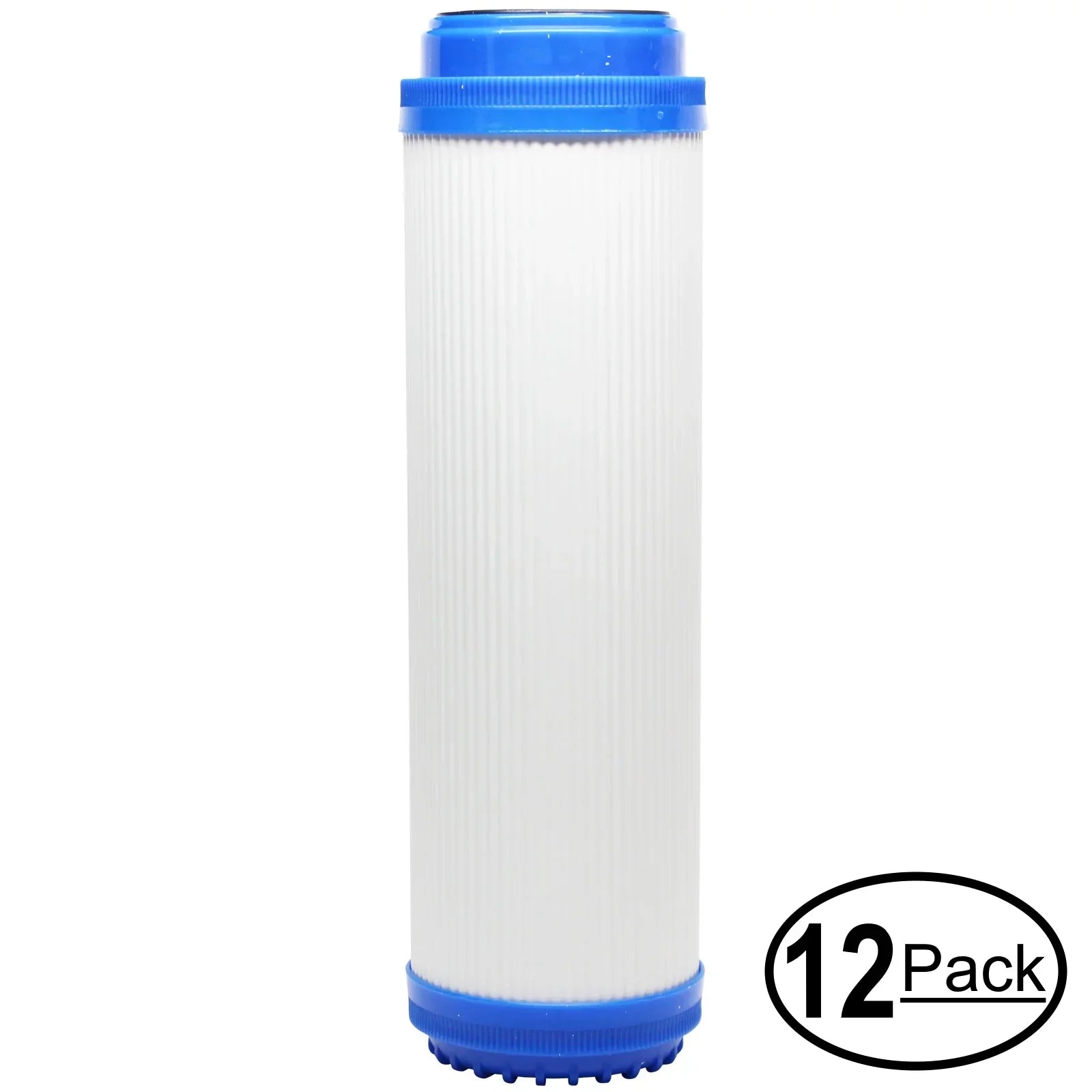 12-Pack Replacement for OmniFIlter OB3 Granular Activated Carbon Filter - Universal 10-inch Cartridge for OmniFIlter Drinking Water Filter Unit - Denali Pure Brand