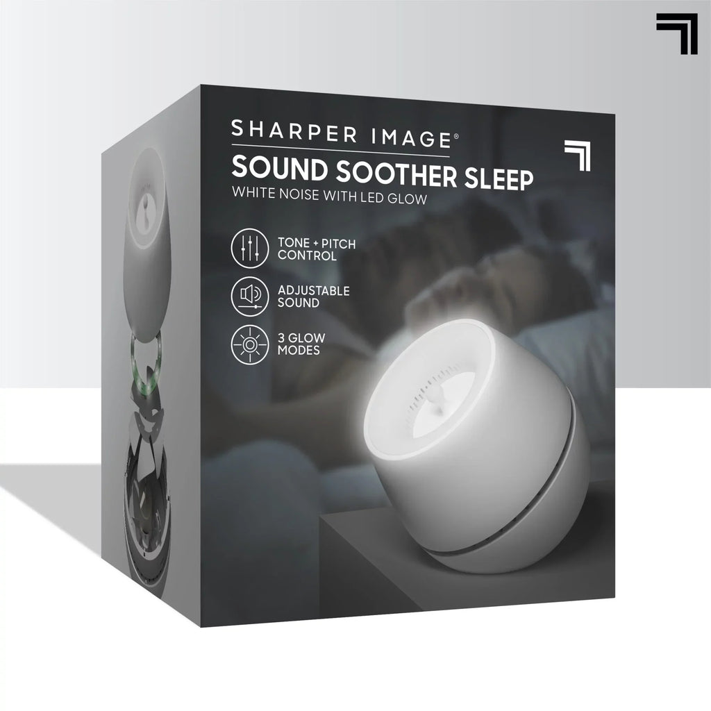 Sharper Image® Sound Soother Wind, White Noise Machine With LED Glow