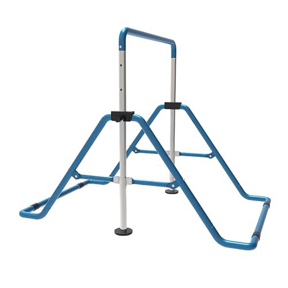 AKaSping Gymnastics Bars for Kids Expandable Adjustable Height Gymnastic Horizontal Bars Folding Junior Training Kip Bar Equipment for Home Indoor Floor Practice Gymnastics Training