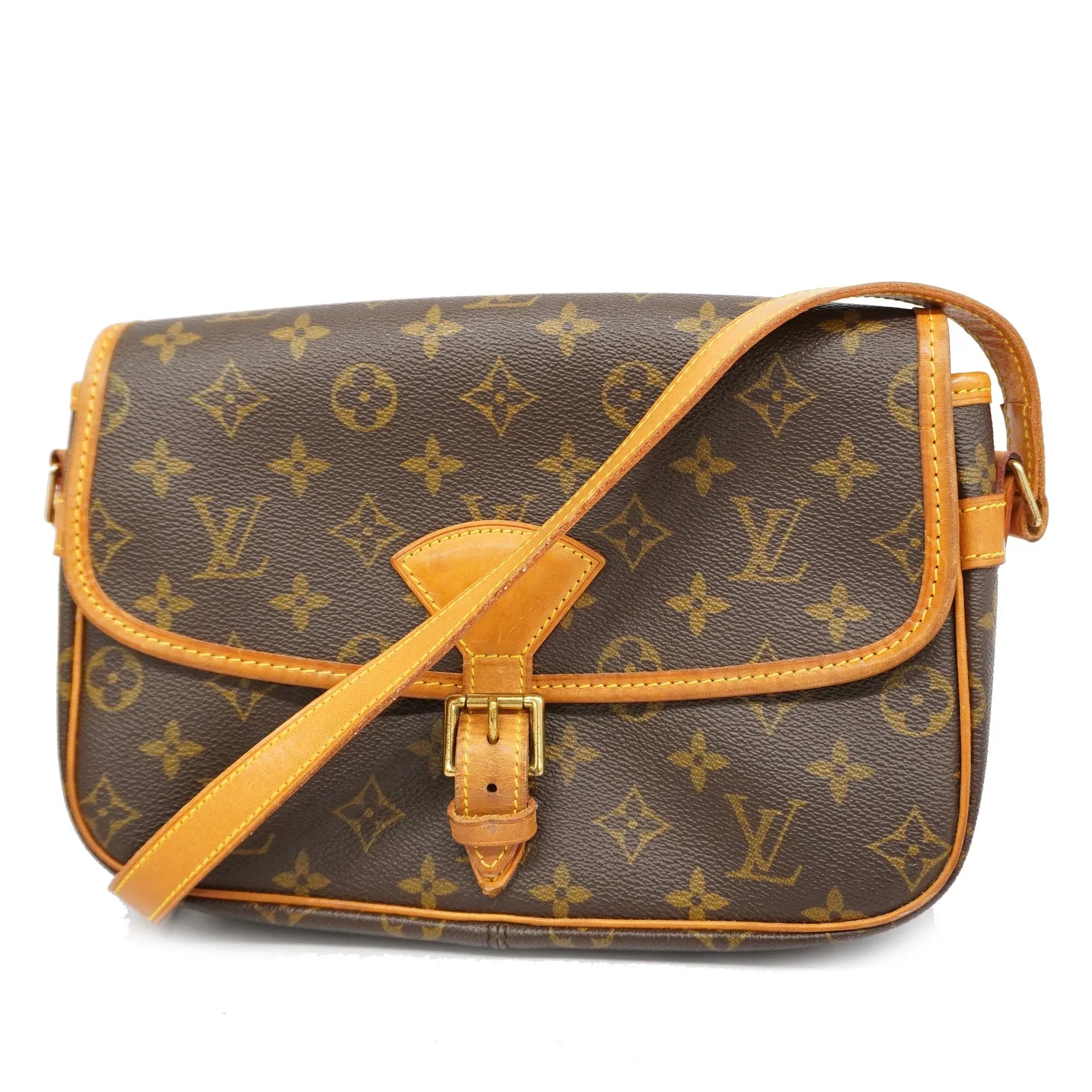Pre-Owned Auth Louis Vuitton Monogram Sologne M42250 Women's Shoulder Bag (Fair)