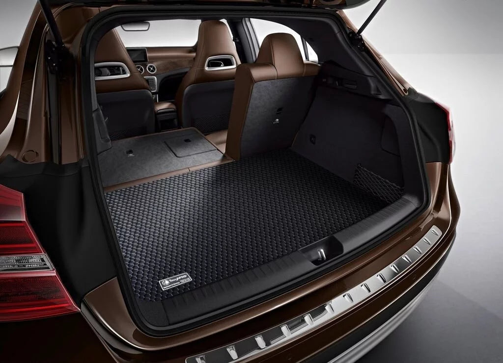 ToughPRO - Trunk Mat Compatible with BMW X3 - All Weather Heavy Duty (Made in USA) - Black Rubber - 2013