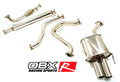 Stainless Catback Exhaust Fitment For 05 to 11 Saab 9-3 2.0L By OBX-RS