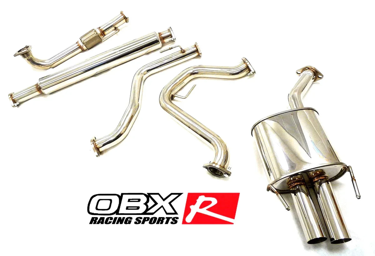 Stainless Catback Exhaust Fitment For 05 to 11 Saab 9-3 2.0L By OBX-RS