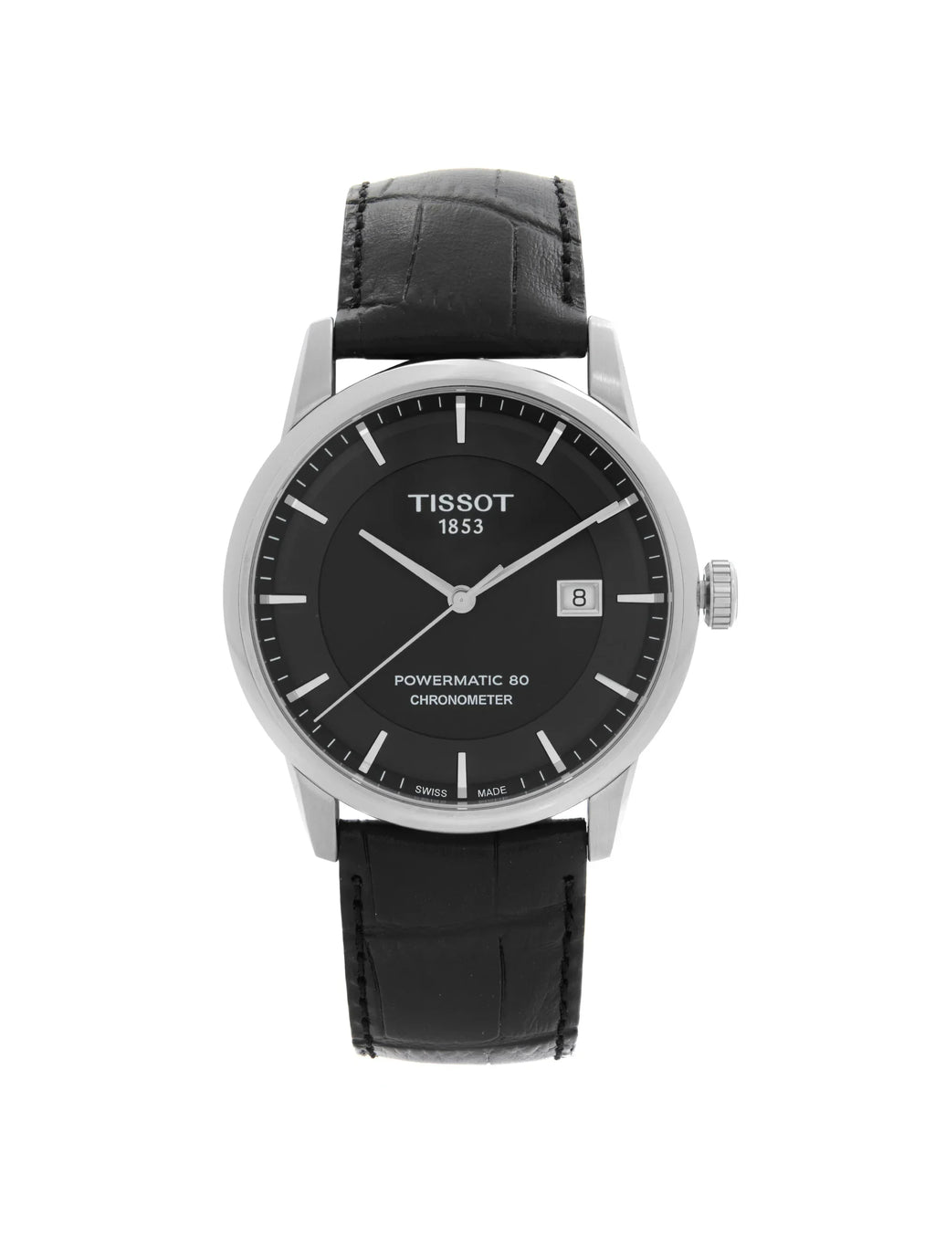 Tissot T-Classic 41mm Steel Black Dial Automatic Mens Watch T086.408.16.051.00