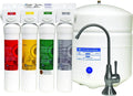 LIHONG WP531417 RO Pure Plus Reverse Osmosis Filtration System with Top-Mount Twist Faucet, Brushed Nickel, Standard