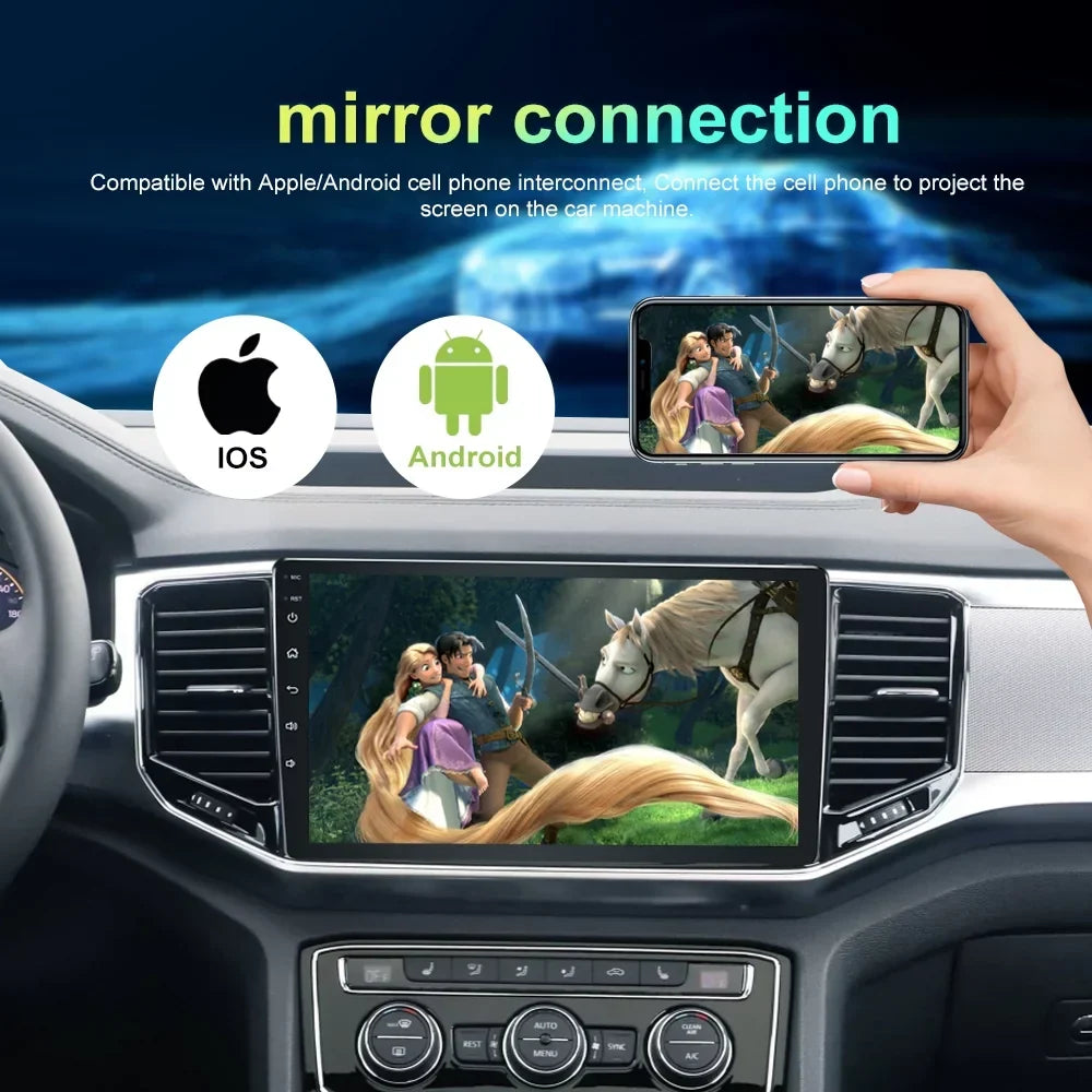 For Toyota RAV4 2013 2014 2015 2016 2017 Android 13 CarPlay Bluetooth 4+64GB  Car Stereo Radio GPS Navigation Player