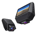 Crosstour Dash Cam, Front and Rear Crosstour 2.5K Dual Car Cam GPS Dash Camera for Cars 3 inch IPS Screen Magnetic Dashboard Recorder 170° Backup Camera