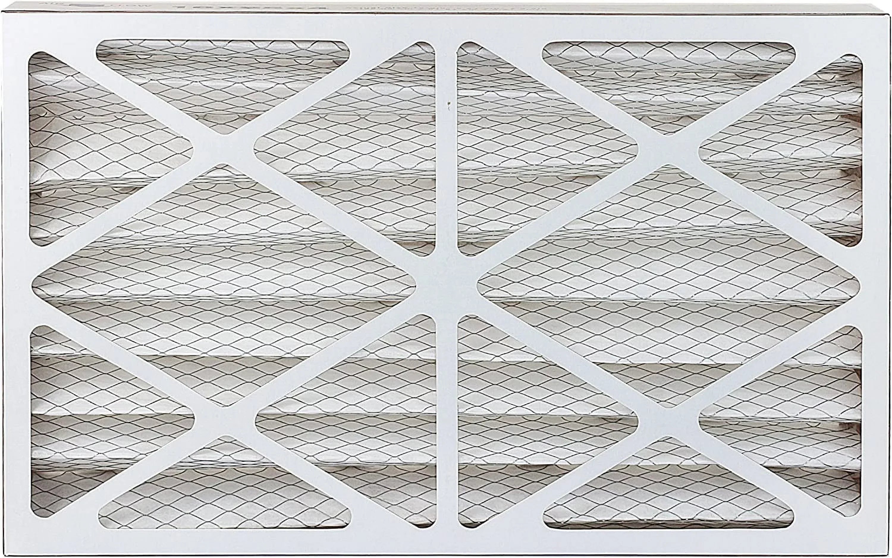 Filterbuy 8x20x4 MERV 8 Pleated HVAC AC Furnace Air Filters (6-Pack)