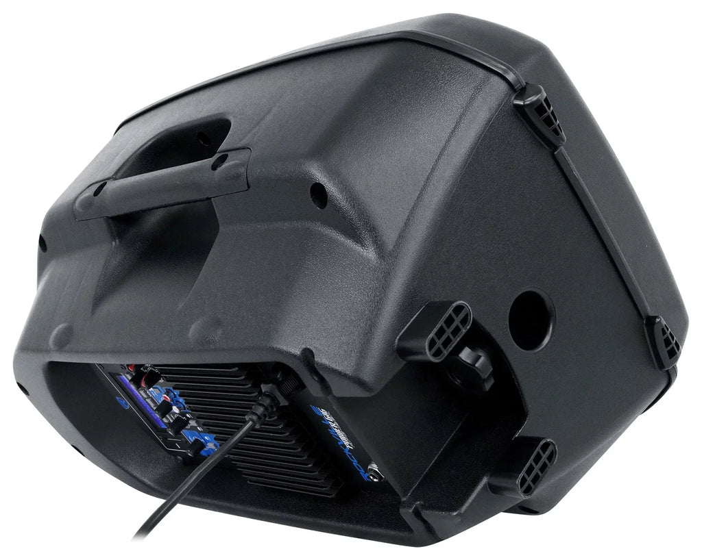 Rockville RPG122K 12" Portable PA System 2 Powered Speakers Bluetooth+Mic+Stands