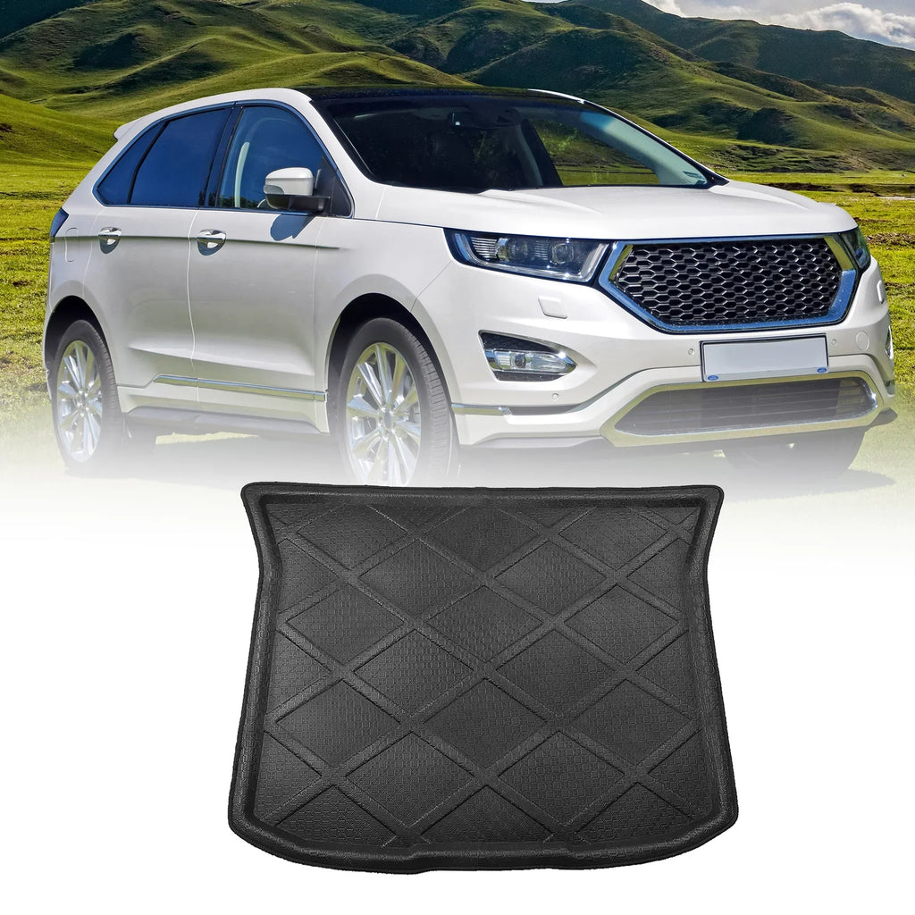 Unique Bargains Auto Rear Trunk Liner Cargo Floor Mat Cover for Ford Edge Plastic