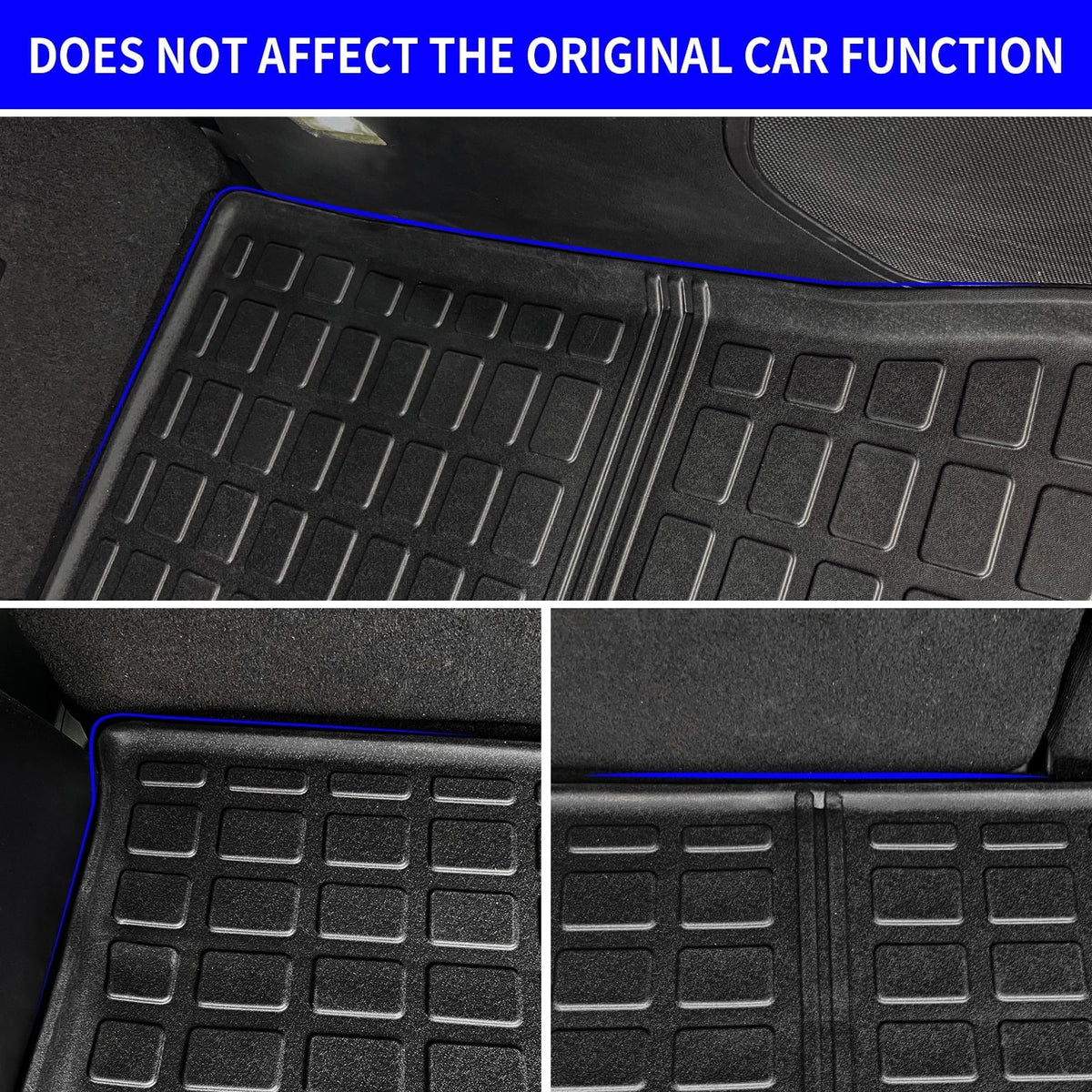 Fit 2015-2024 Ford Edge Cargo Liner Trunk Mat TPE All Weather Trunk Liner 2023 Edge Accessories