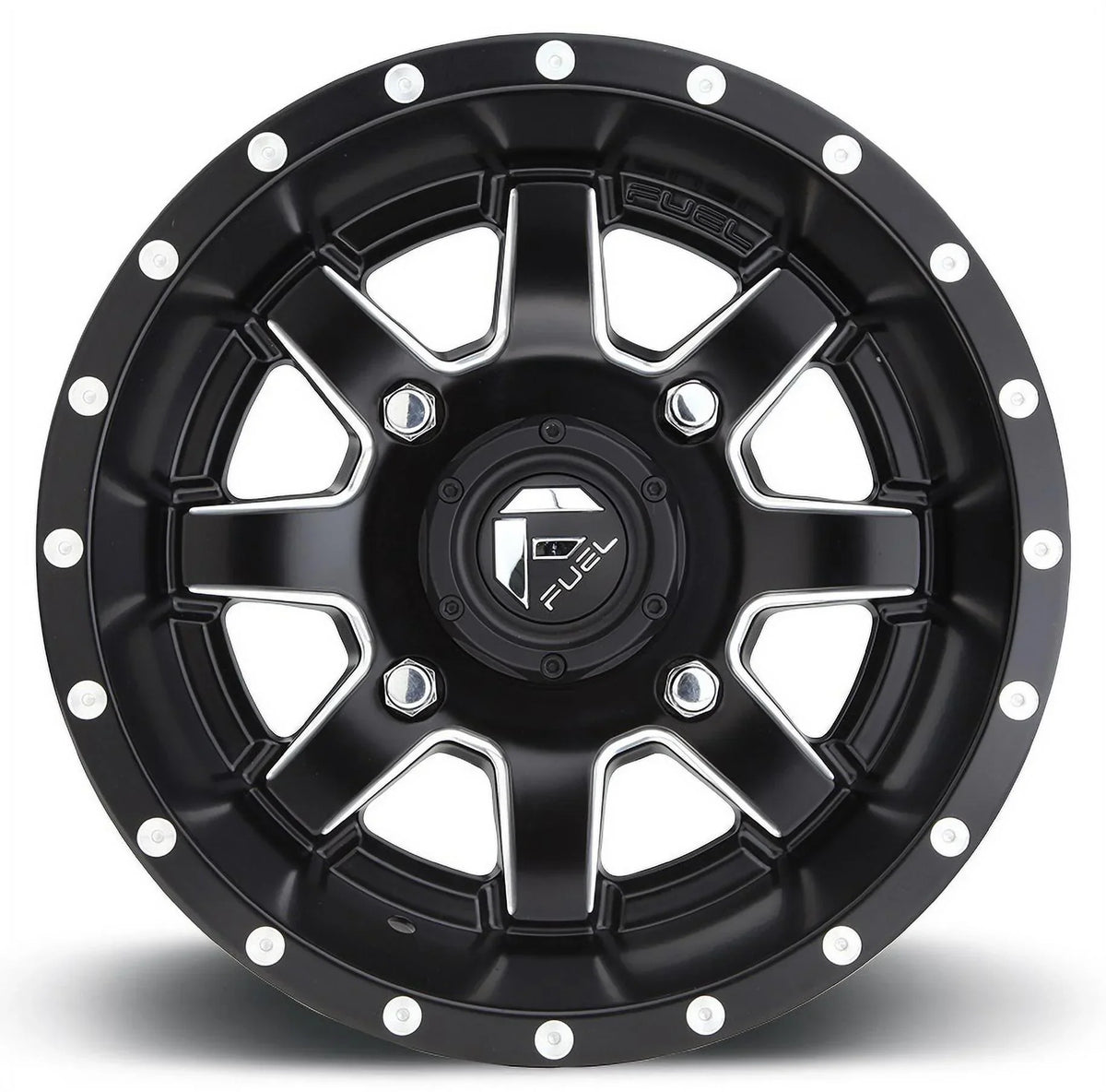 Fuel Maverick 15" Wheels Black 30" Warrior XT Sticky Tires Kawasaki Teryx Mule