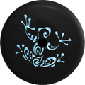 2018 2019 Wrangler JL Backup Camera Water Sea Tribal Tree Frog Spare Tire Cover for Jeep RV 32 Inch