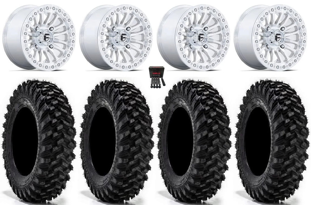 Fuel Rincon Bdlk 15" Wheels Mh 32" Warrior XT Tires Sportsman RZR Ranger