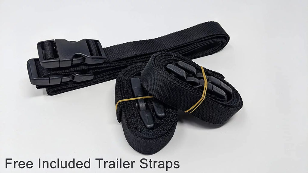 Weatherproof Jet Ski Covers for Yamaha EXR 2021 - RED/Black Color - All Weather - Trailerable - Protects from Rain, Sun, UV Rays, and More! Includes Trailer Straps and Storage Bag