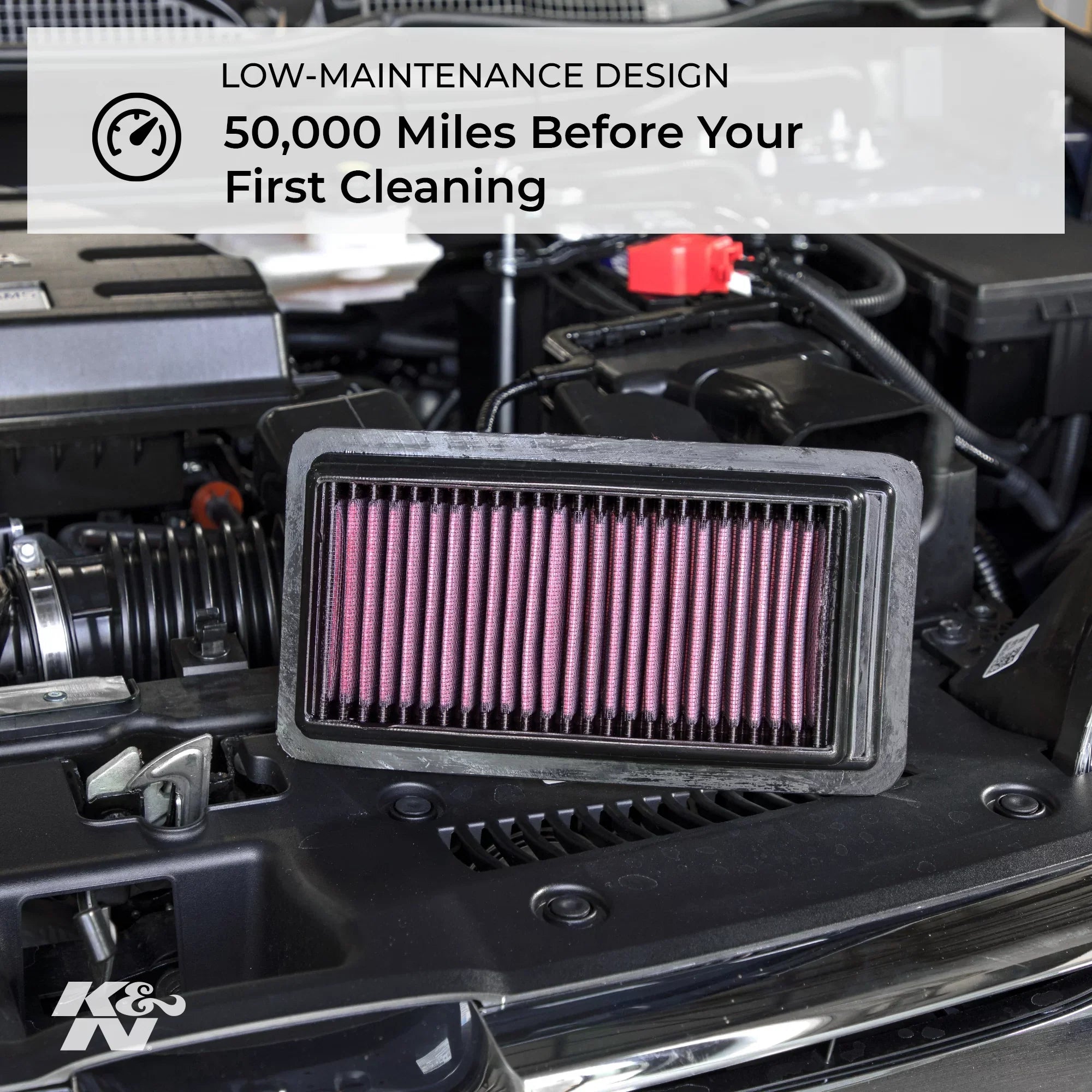 K&N Engine Air Filter: High Performance, Premium, Washable, Replacement Filter: 2004-2019 Nissan/Chevy/Venucia (NV200, AD, Cube, Evalia, Wingroad, March, Micra, other select models), 33-2375