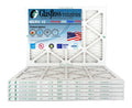 Glasfloss 18x22x1 - MERV 10 -Qty:6 - Furnace Air Filter - Made in USA (Actual Size: 17.5 x 21.5x7/8 inch)