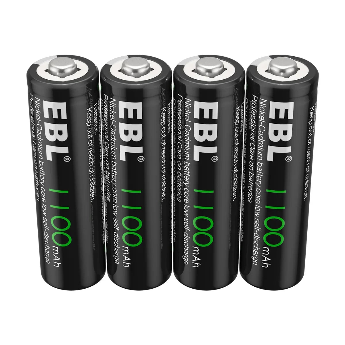 EBL 160-PCS AA NiCd 1100mAh 1.2V Ni-Cd Rechargeable Batteries Solar Lights