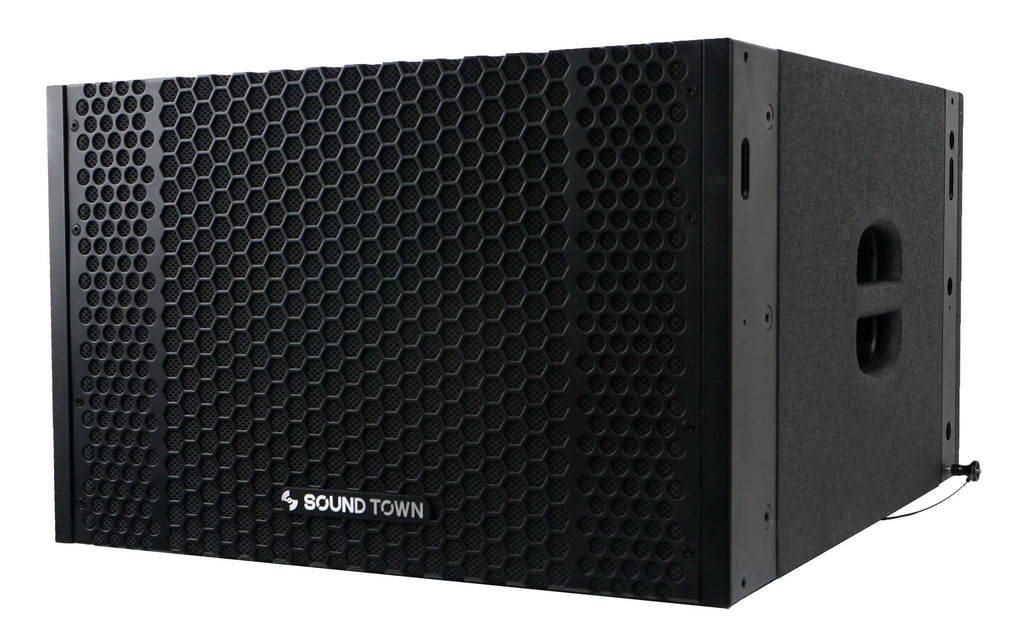 Sound Town ZETHUS Series 2X12" 1200W Line Array Subwoofer (ZETHUS-210S)