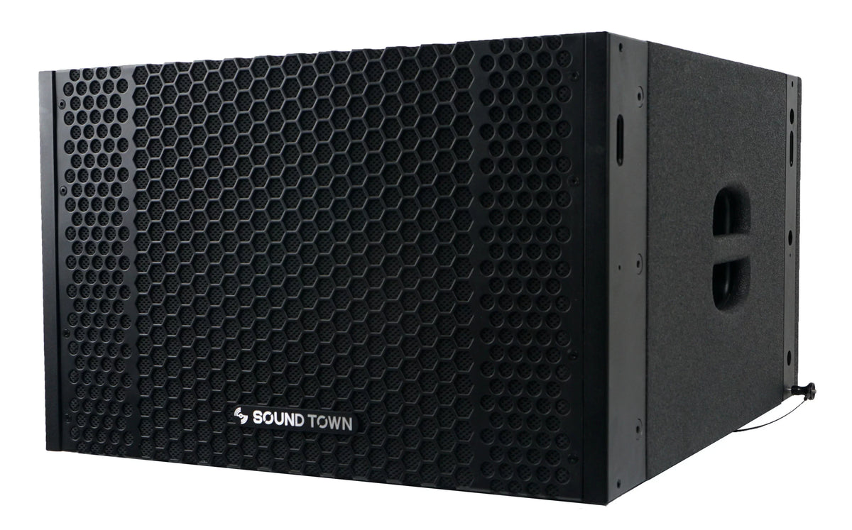 Sound Town ZETHUS Series 2X12" 1200W Line Array Subwoofer (ZETHUS-210S)