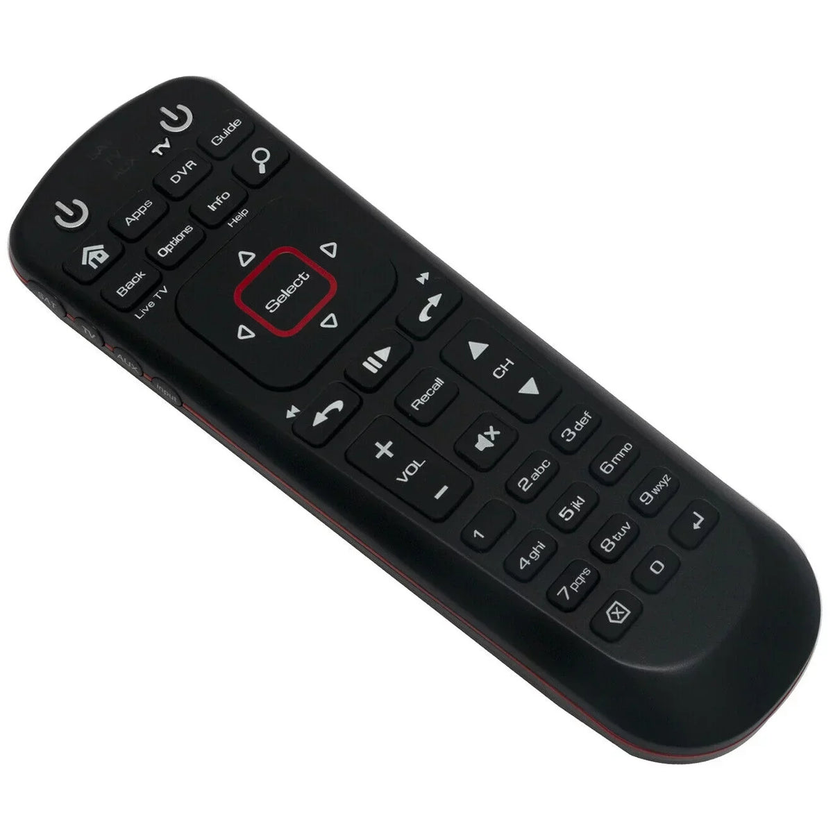 New Replaced Remote Control for Dish 52.0 Satellite Receiver w SAT TV AUX Mode