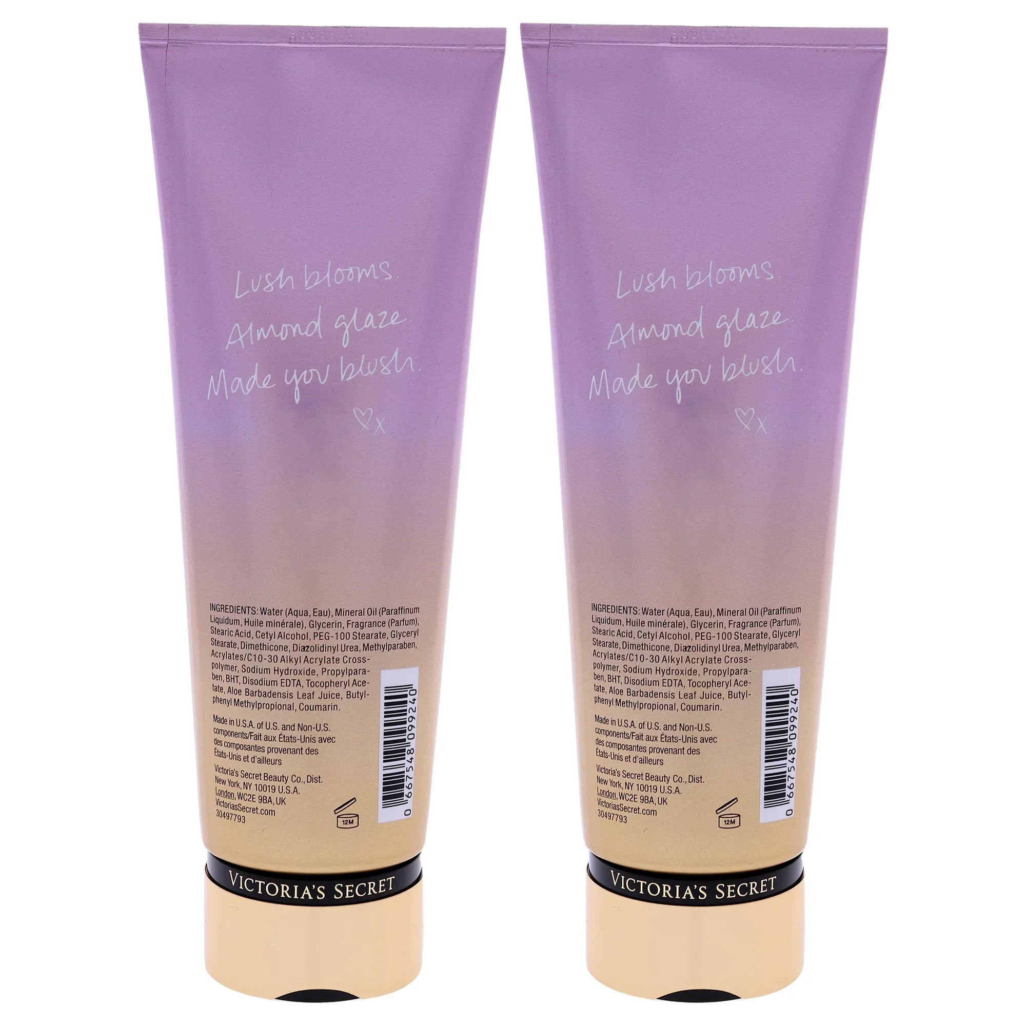 Victorias Secret Velvet Petals Fragrance Lotion - Pack of 2 - 8 oz Body Lotion