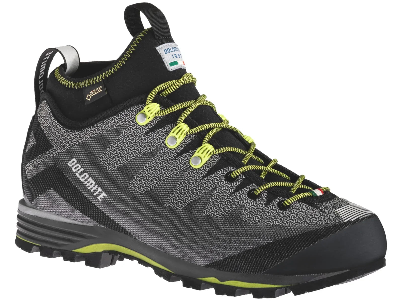 Dolomite Veloce GTX Shoes - Mens, Pewter Grey/Green Shoot, 10.5M/11.5W, 26952311