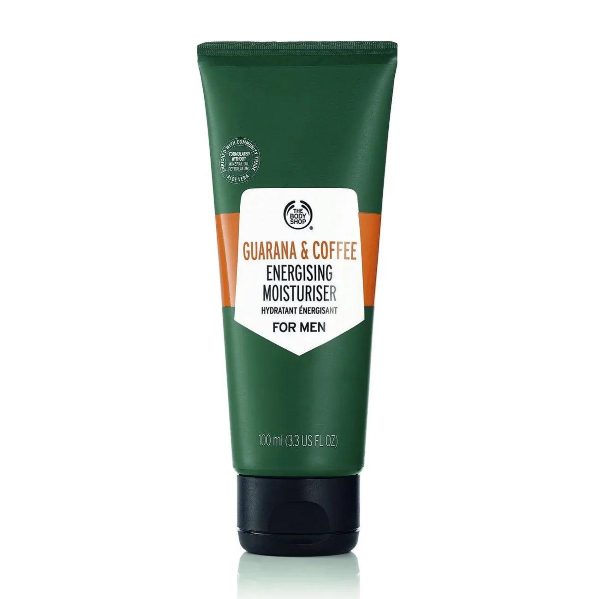 The Body Shop Guarana And Coffee Energizing Moisturizer For Men, 3.3 Fl Oz