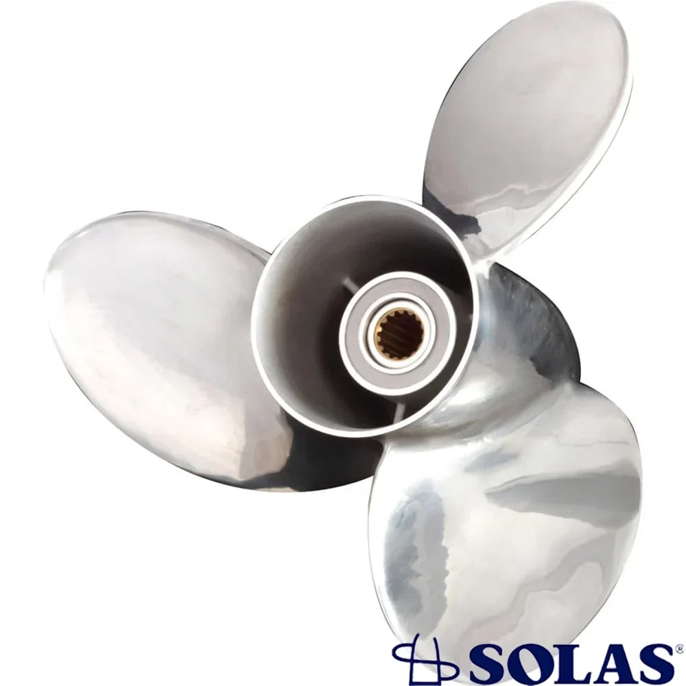 New Stainless Steel Propeller Compatible With Mercruiser Bravo 1 Bravo 1 X 5L Efi 15 Spline 240 1988-1998 By 58133-Zy3-B17Lx 58133-Zy3-B17S Ptofs3L17P Diameter 15.5" x 17" Pitch x 15-