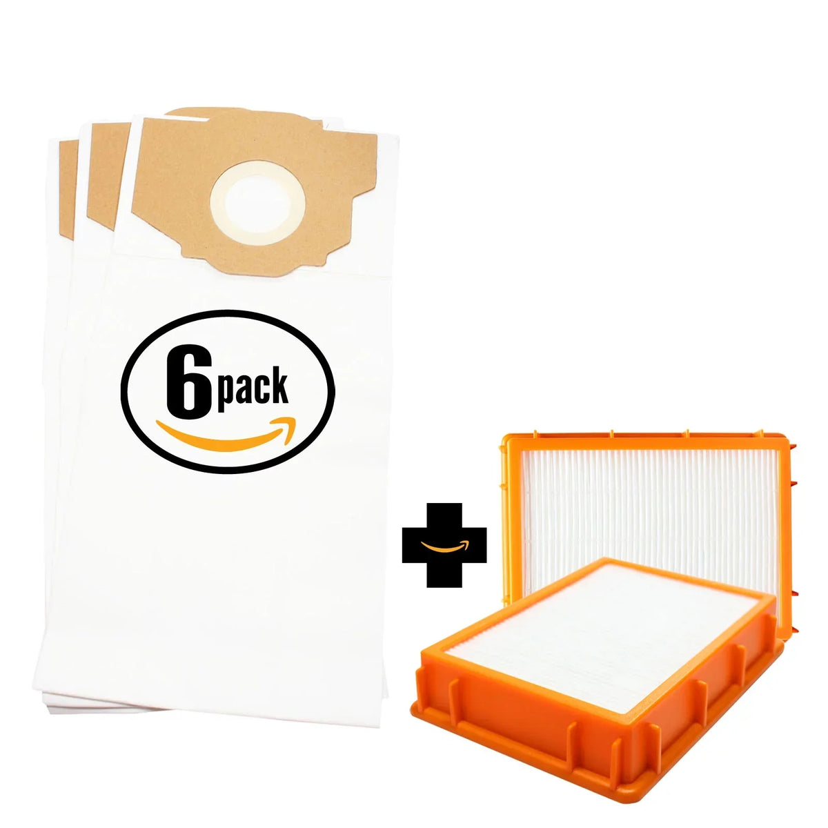 18 Replacement Eureka 4870AT Vacuum Bags & 2 HEPA Filter - Compatible Eureka Style RR Vacuum Bags & HF-2 Filter