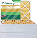 Filterbuy 15x15x2 MERV 11 Pleated HVAC AC Furnace Air Filters (6-Pack)