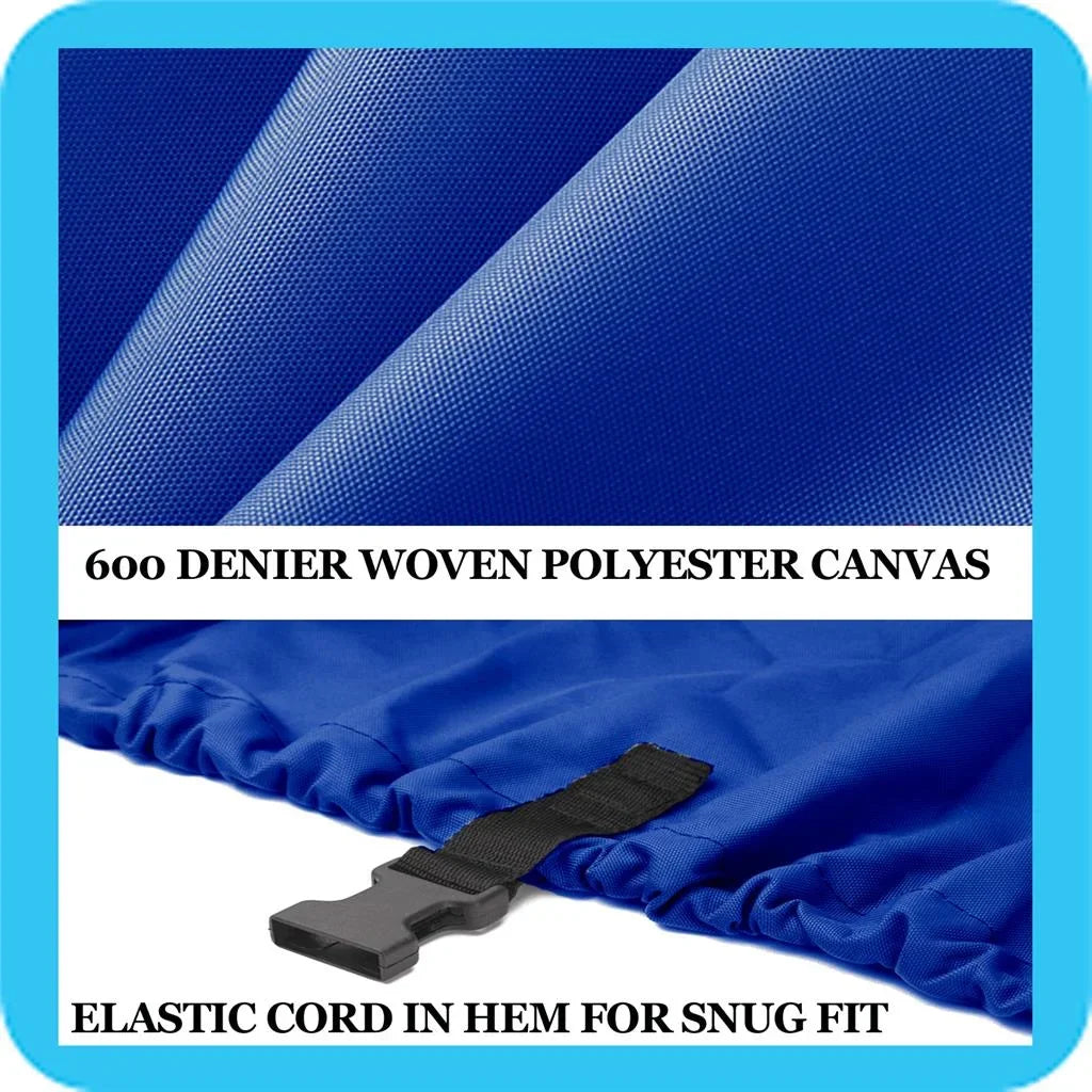 BLUE, GREAT QUALITY BOAT COVER Compatible for Lund S-16 Big Lakes 1973 1974 1975