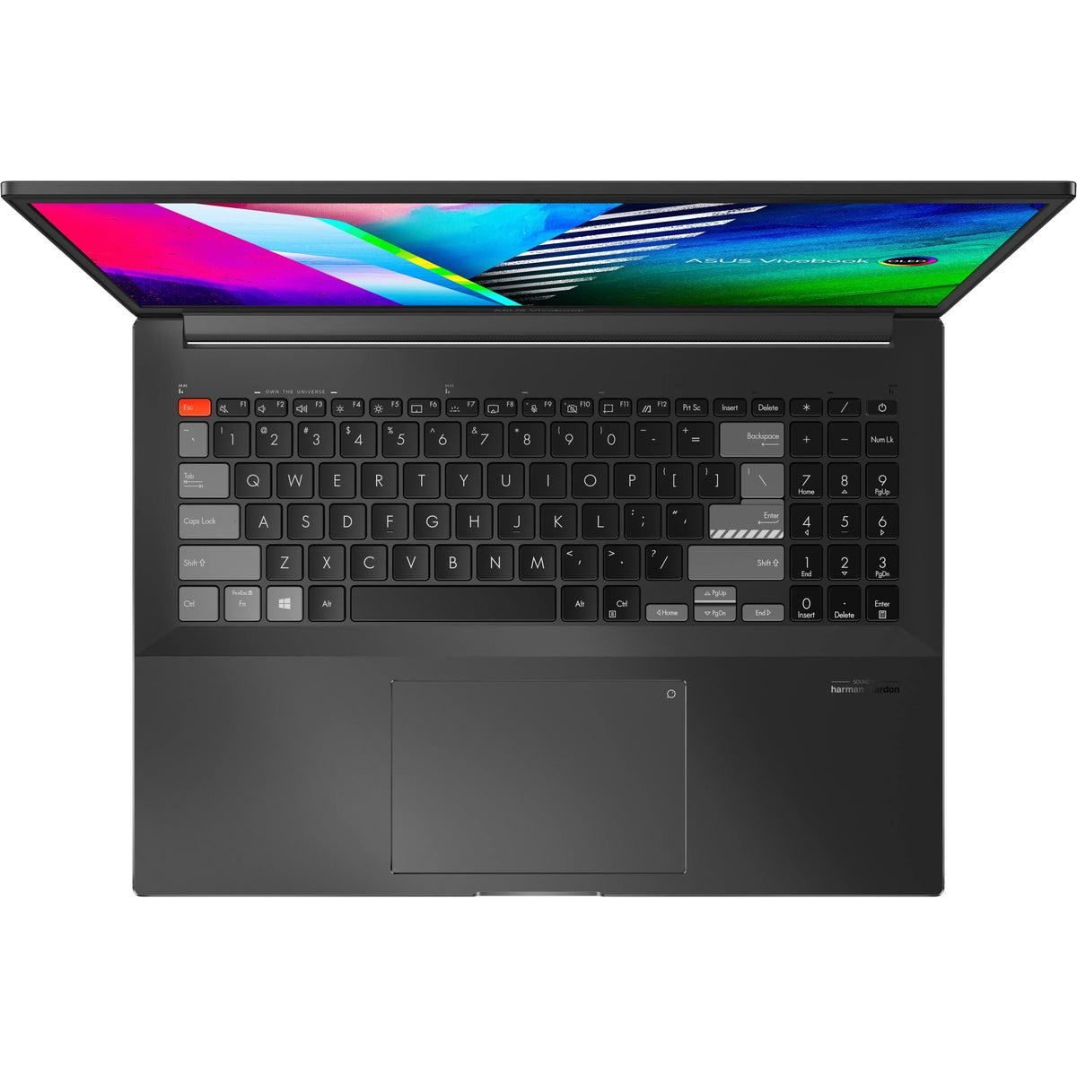 Asus Vivobook Pro 16X M7600, 16\" WQXGA+, AMD Ryzen 7 5800H, NVIDIA GeForce RTX 3050 Ti, 16GB RAM, 1TB SSD, Black/Earl Gray, Windows 11 Home, M7600QE-DB74