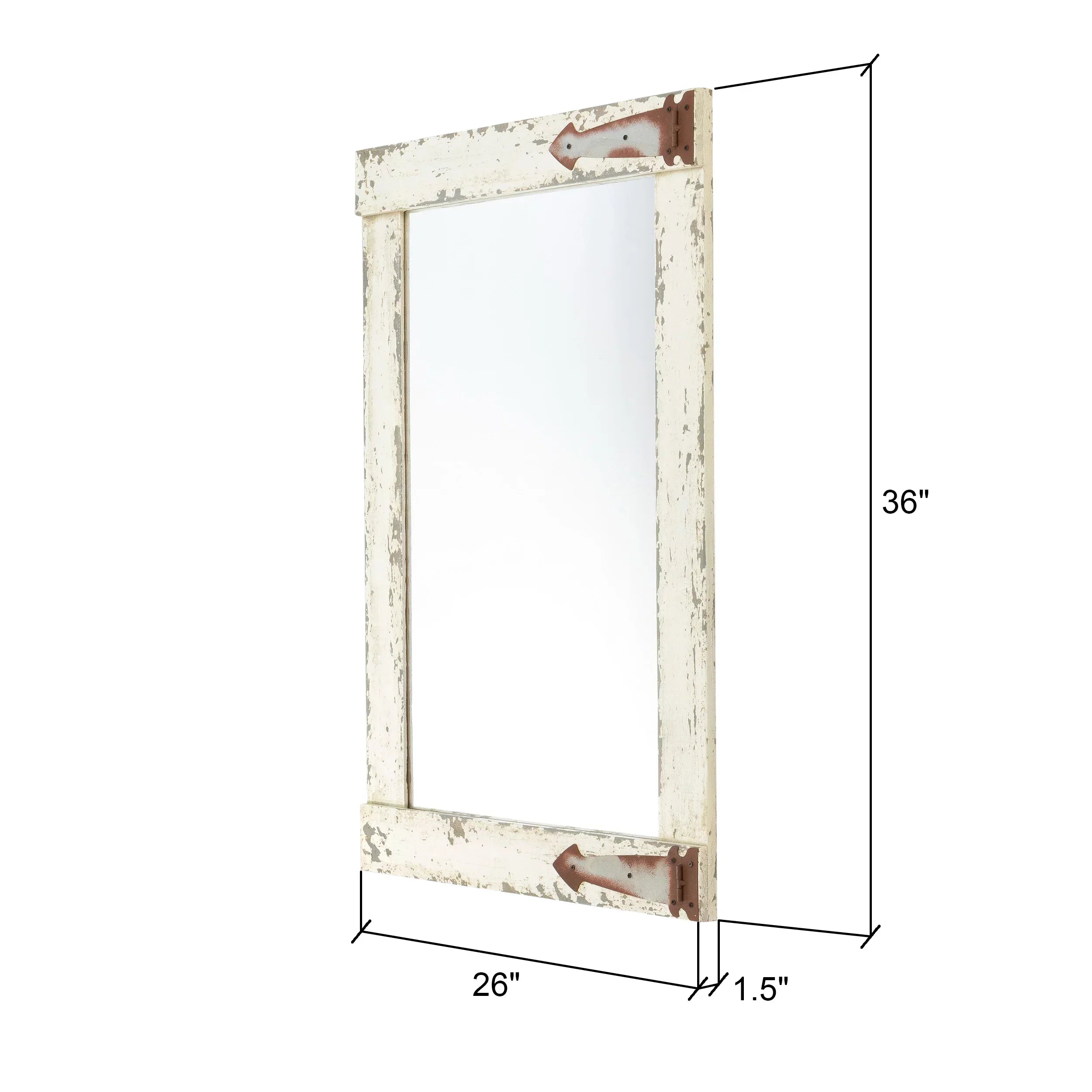 Serenad Farmhouse Wall Mirror - 36"H