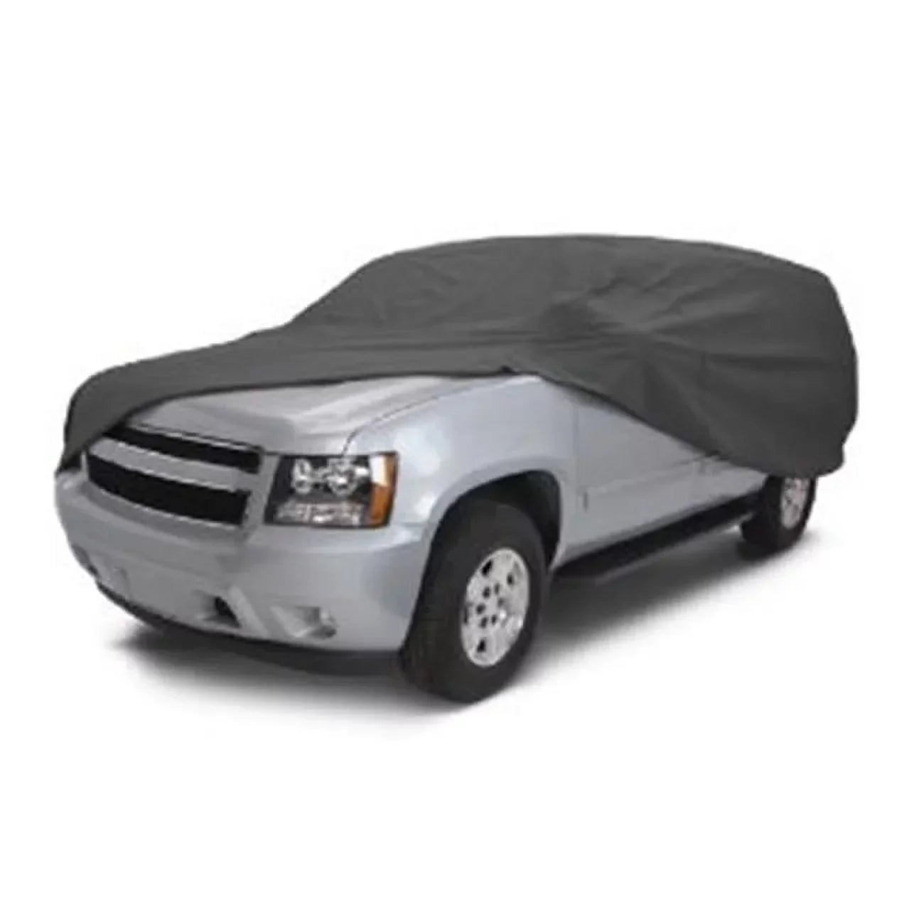 Classic Accessories OverDrive PolyPRO™ 3 Heavy-Duty Car Cover - Compact SUV or Truck Cover, Up to 187"L, Charcoal