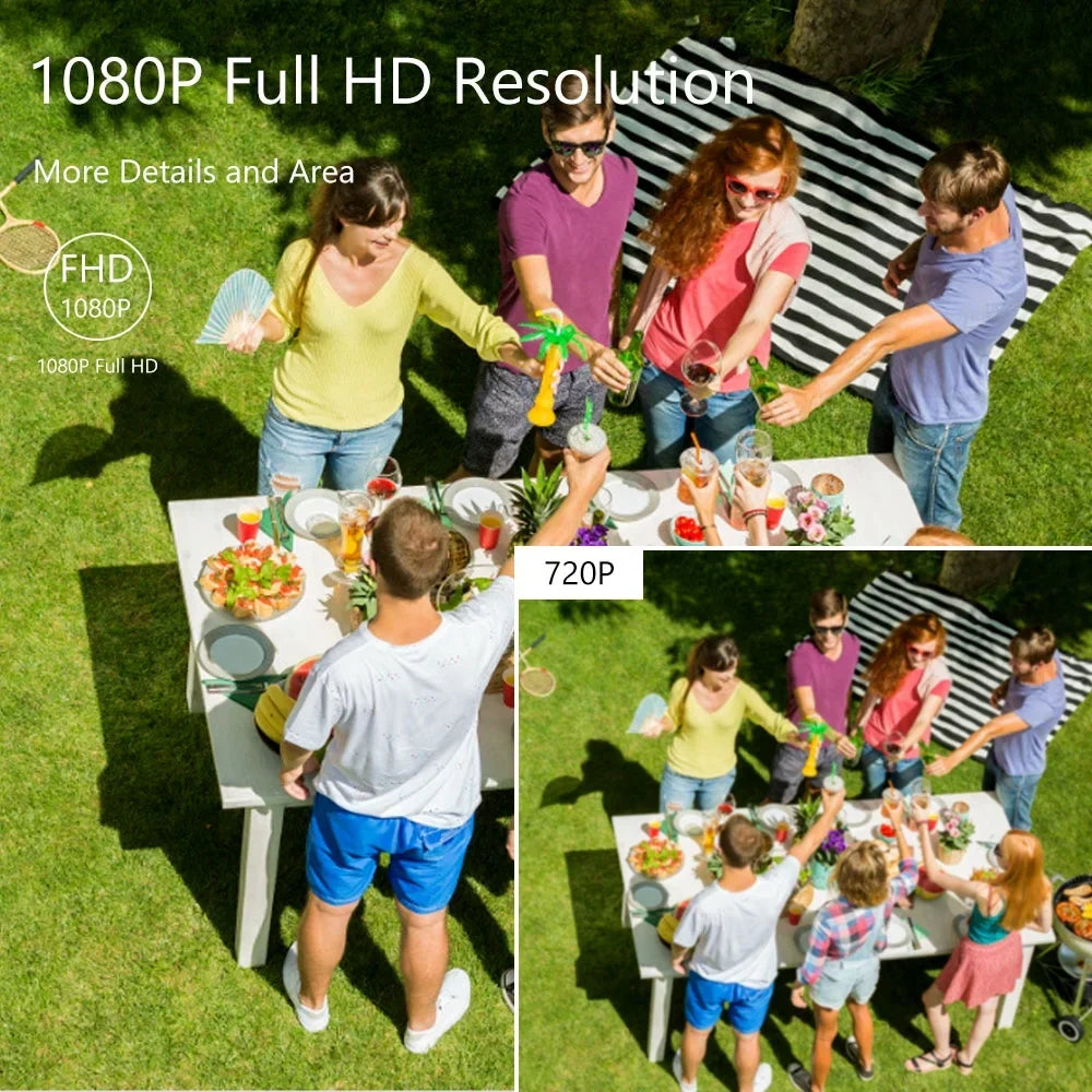 Carevas 1080P Full High Definition IP66 Waterproof Outdoor with IR Night Vision For Analog DVR NTSC System