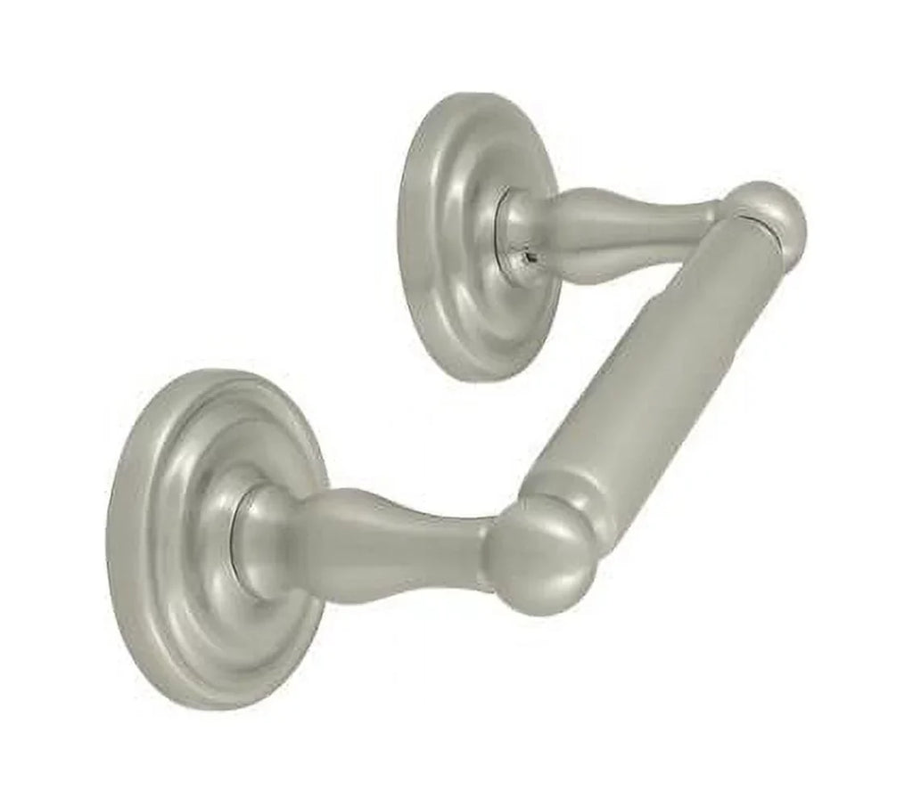 Solid Brass Double Post Toilet Paper Holder - R-Series (Paint Black)