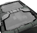 Shadeidea Jeep Wrangler Sunshade JKU Top Sun Shade JK Unlimited (2007-2018) 4-Door Front & Rear-Gray Mesh Screen Cover UV Blocker with Grab Bag-10 Years Warranty