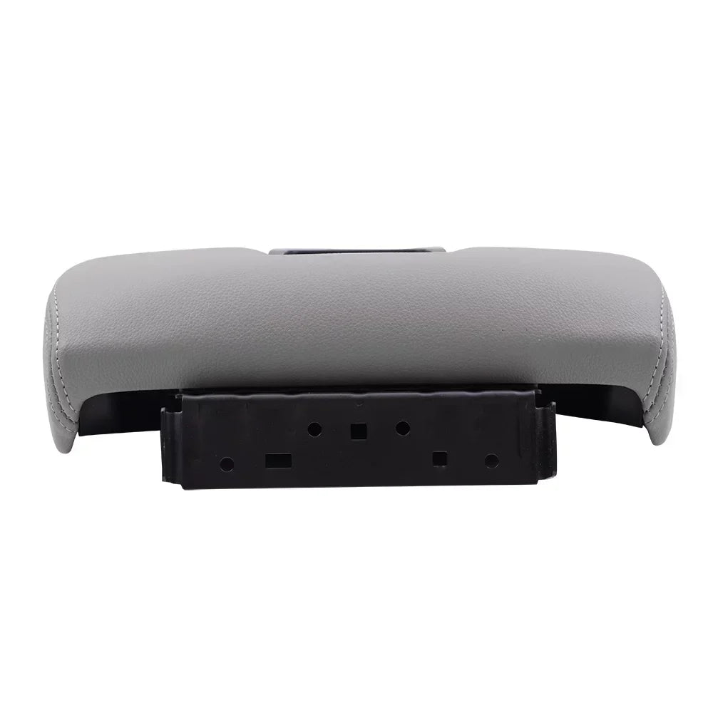 Brock Replacement Gray Center Console Armrest Lid Cover Compatible with 2007-2013 Silverado Sierra Tahoe Escalade Pickup Truck with Full Center Console