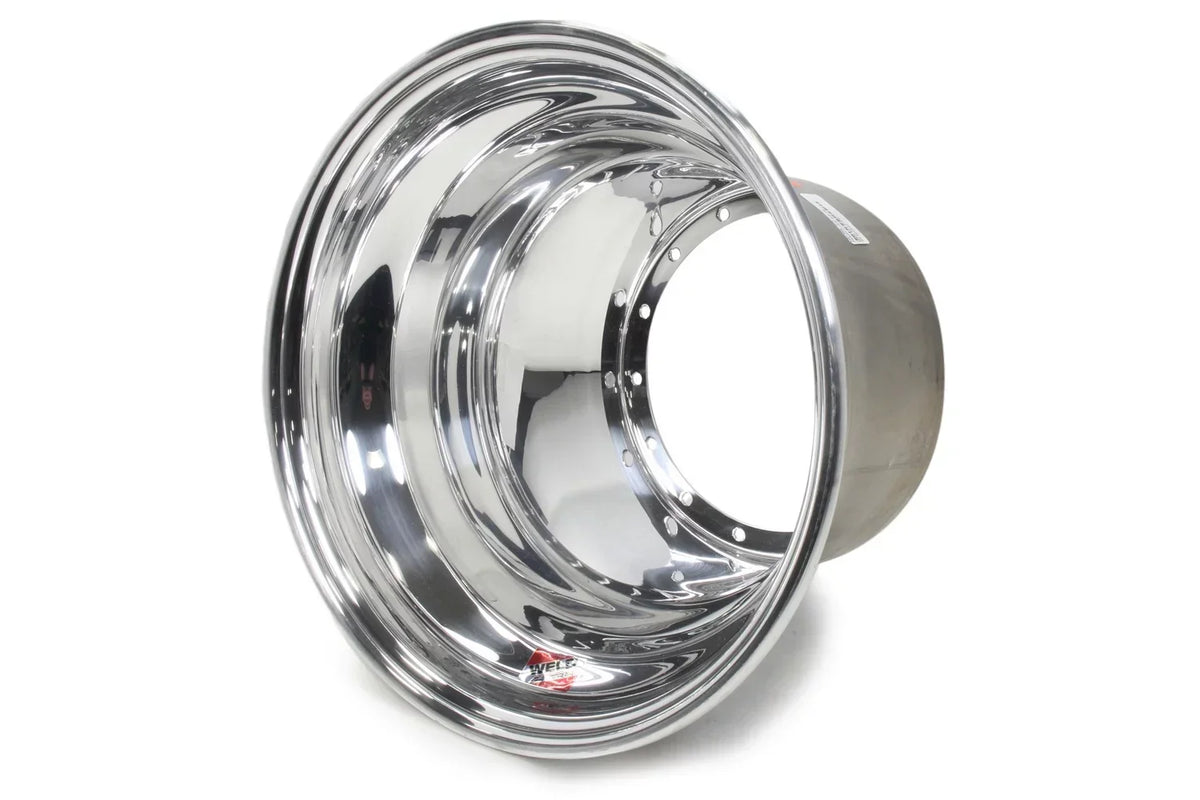 Weld Racing WELP858-5014 15 x 10.25 in. Outer Half No-Lock Sprint Rim - Polished