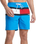 Tommy Hilfiger Mens Tommy Flag Swim Trunks Blue Blitz 2XL