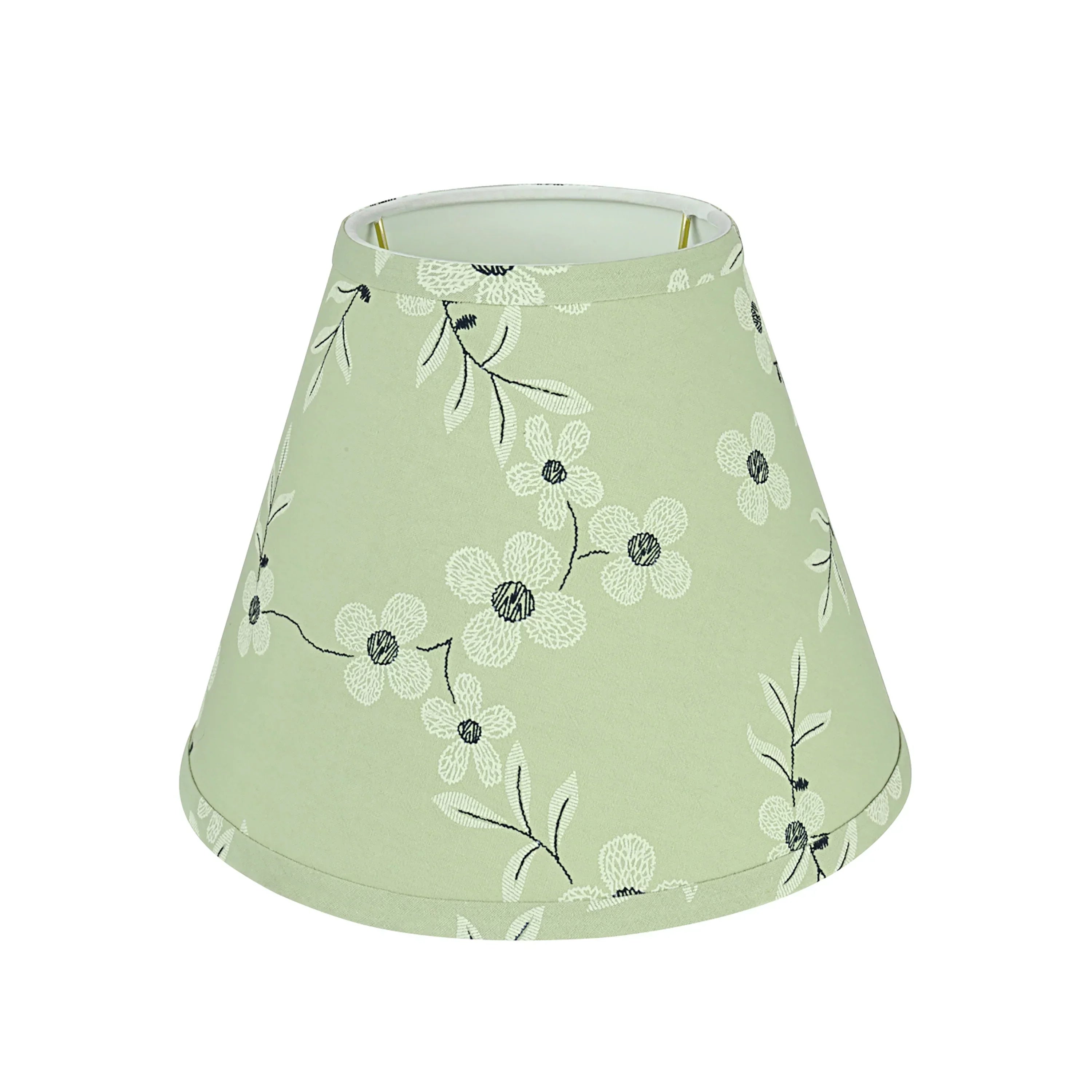 Aspen Creative 59103 Transitional Hardback Empire Shape UNO Construction Lamp Shade in Light Green, 10" Wide (5" x 10" x 8")