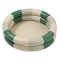 Buumin Inflatable Pool Baby Retro Blow Up Swimming Pool Family Cute Style Thickened Water Pool Green Stripe
