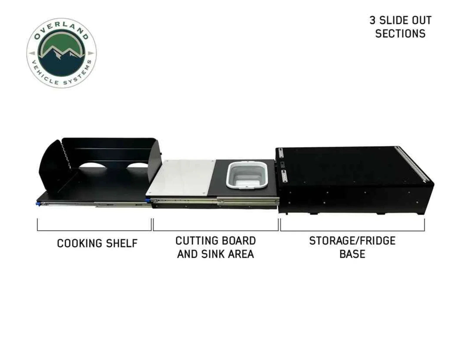 Overland Vehicle Systems 21010401 Cargo Box with Slide Out Drawer