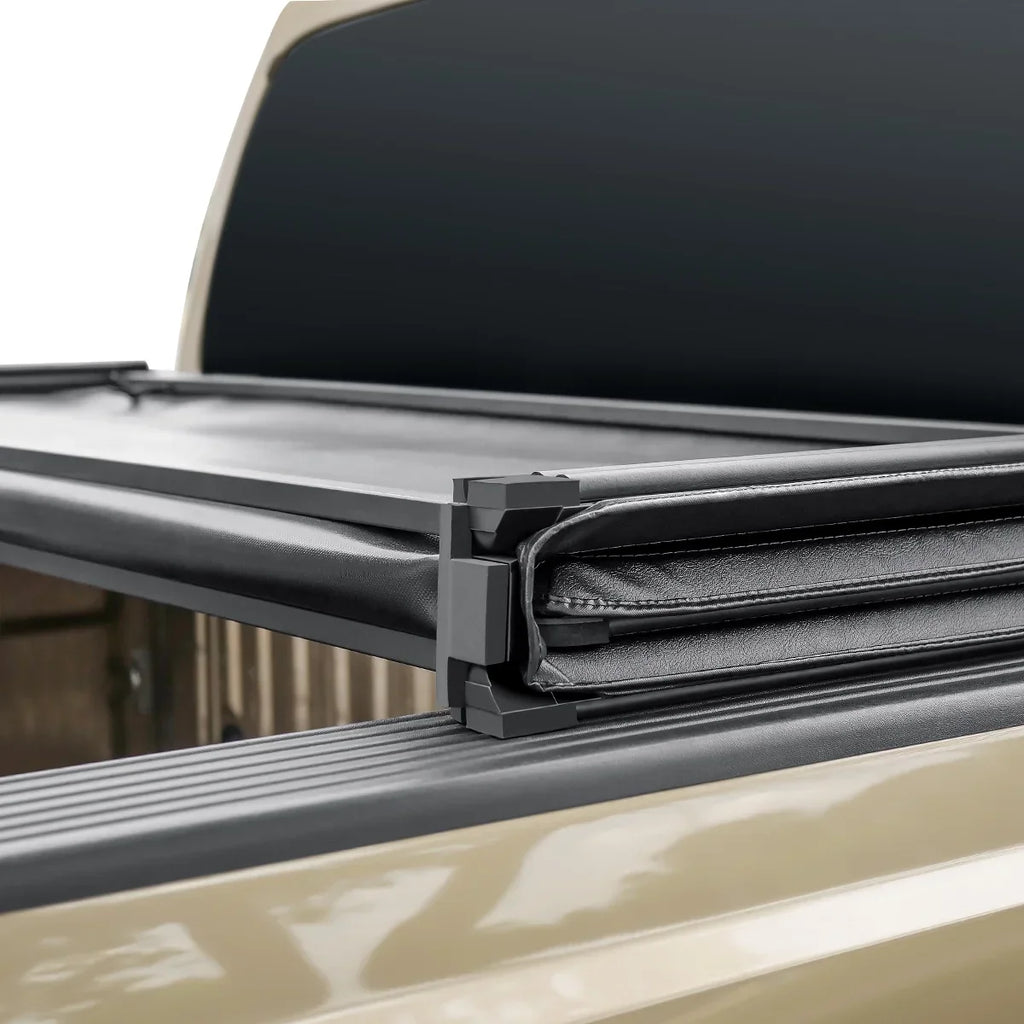 Auto Drive Soft Tri Fold Truck Bed Tonneau Cover Fits 04-12 Chevy Colorado / GMC Canyon 6Ft Bed