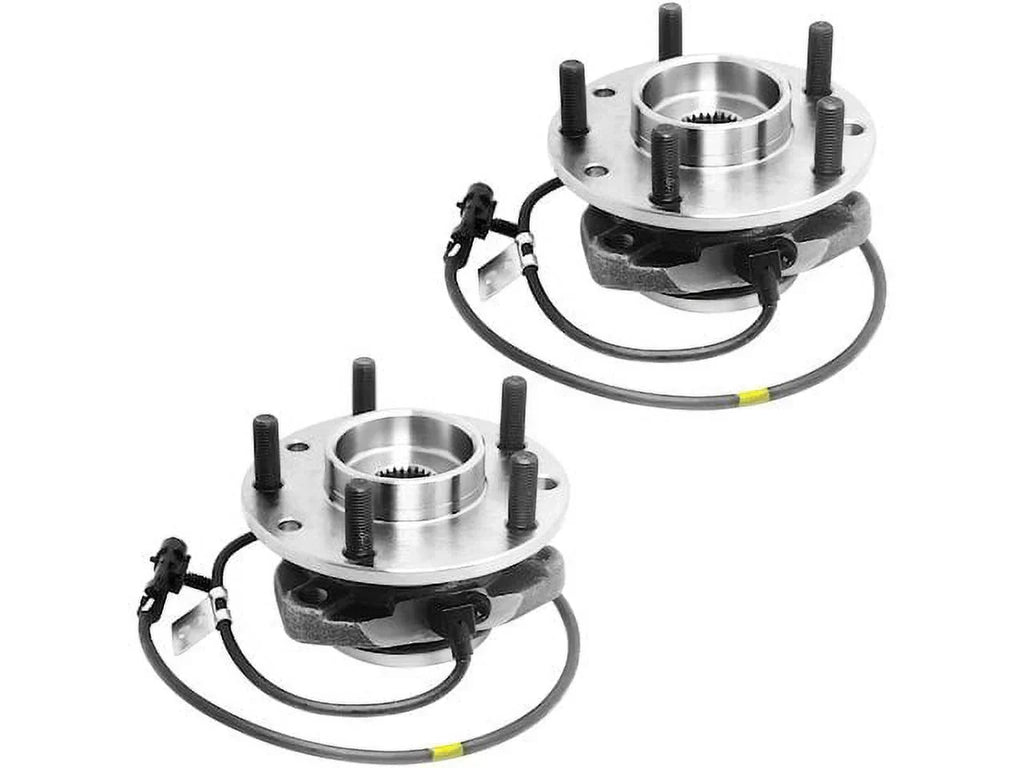Front Wheel Bearing Hub Assembly Set of 2 - Compatible with 1997 - 2005 Chevy Blazer 4.3L V6 1998 1999 2000 2001 2002 2003 2004