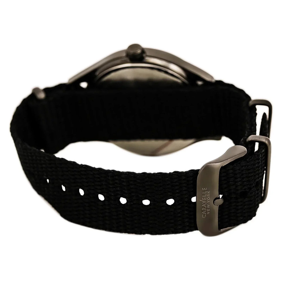 Caravelle Designed By Bulova Men's Dress Watch with Black Nylon Strap