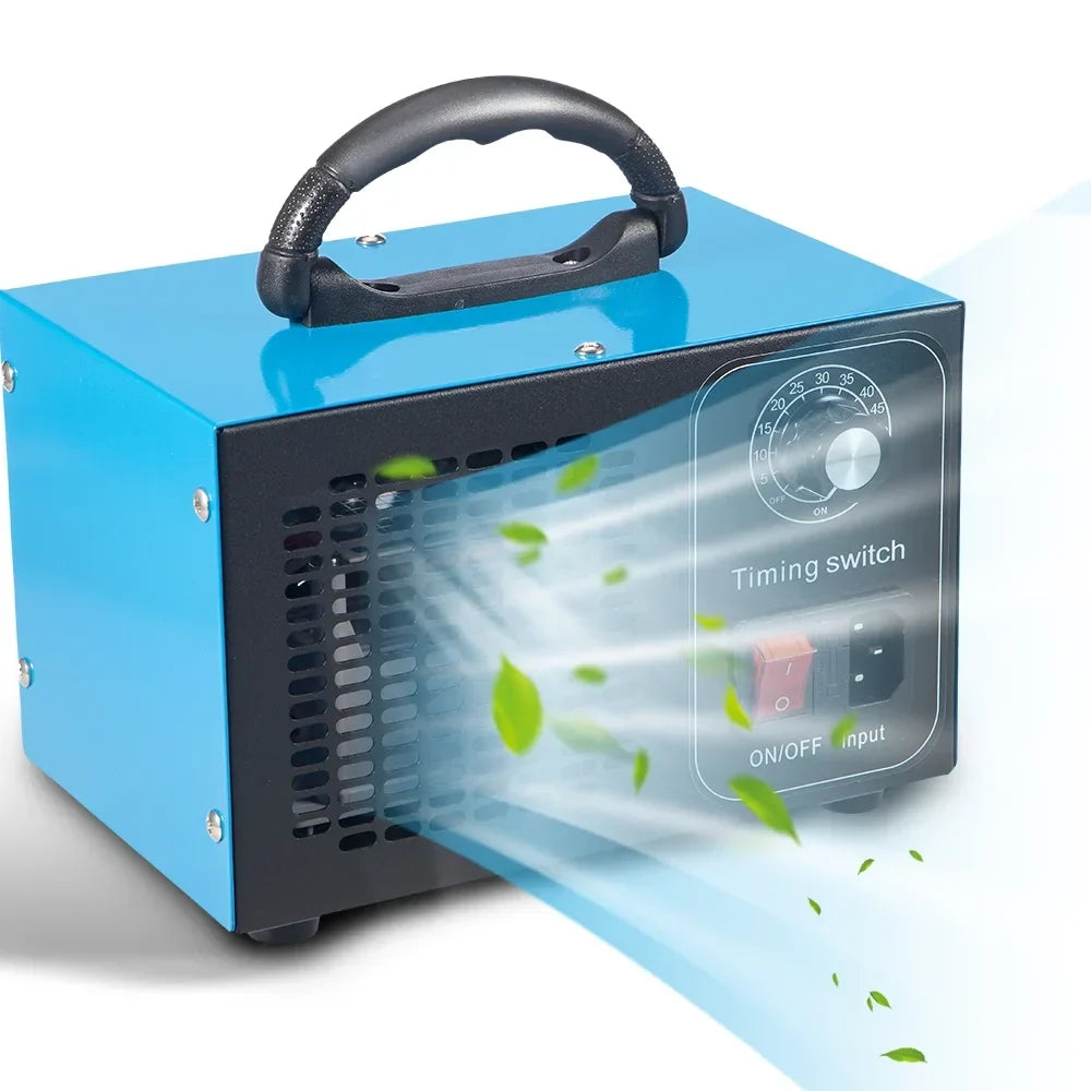 Kydely Room Ozone Machine Glossy Steel Finish 41dB - Eliminate Smoke, Dust & Pollutants with Powerful Ozone