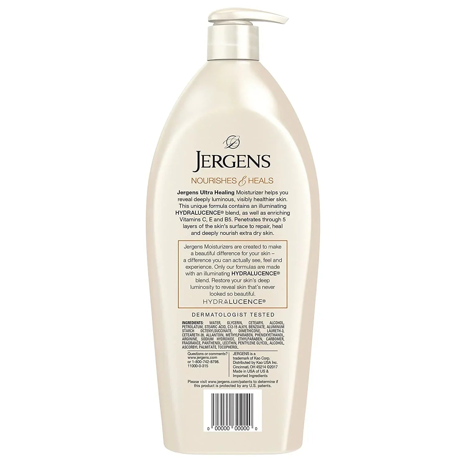 Jergens Ultra Healing Extra Dry Skin Moisturizer 32 oz (Pack of 2)
