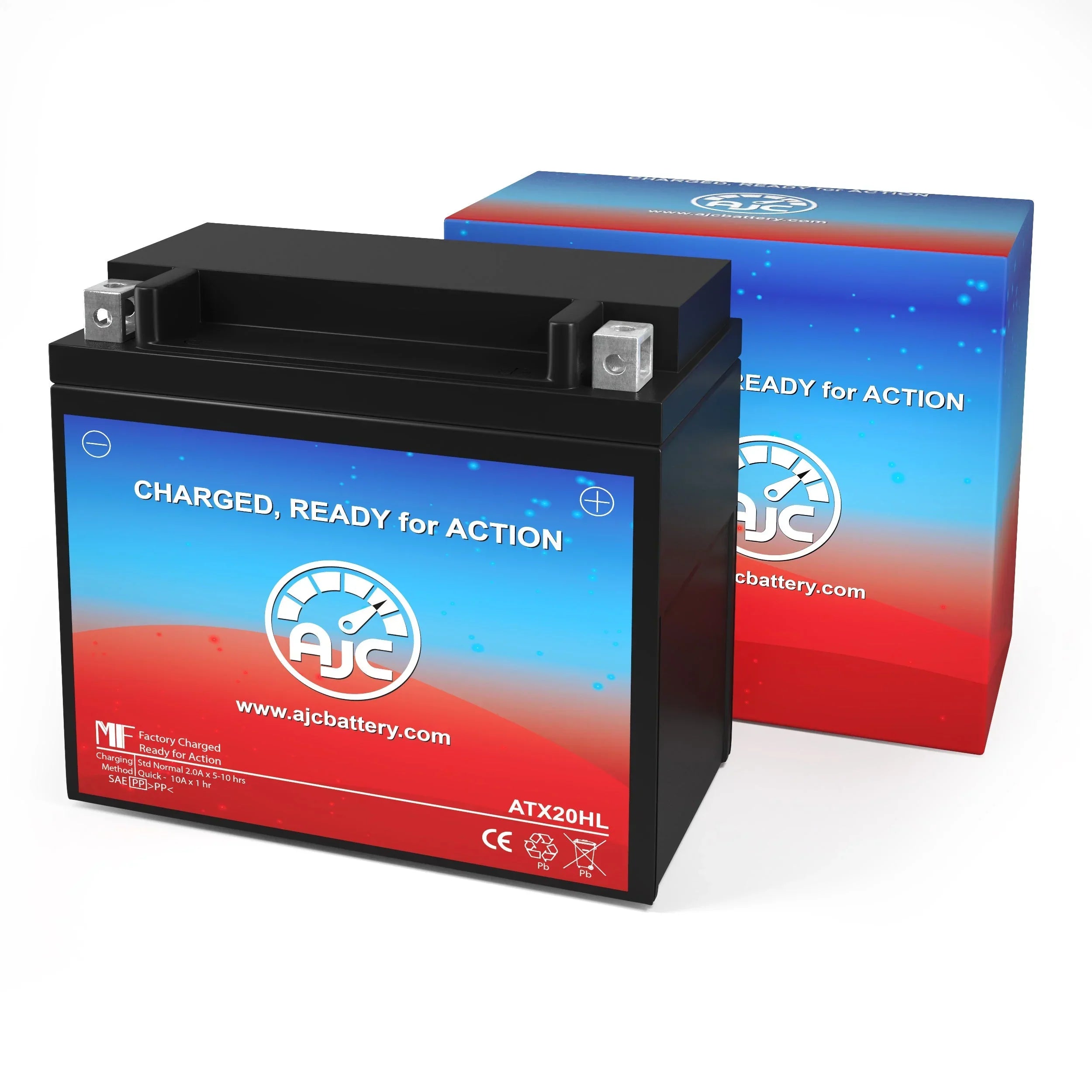 Bombardier Summit Adrenaline 600Ho SDi 594CC 12V Snowmobile Replacement Battery (2008) - This Is an AJC Brand Replacement